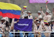 ¡Espectacular ceremonia de inaguración! Colombia se presenta en los juegos Olimpicos París 2024