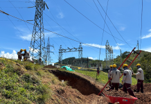 Reposición línea de transmisión de energía Chorodó-Caucheras
